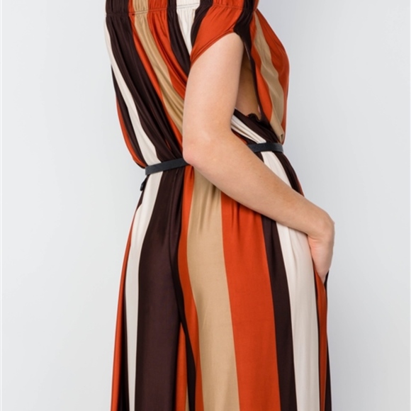 New Love In Level Up Stripe Jumpsuit Small - Picture 5 of 7